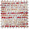 Cassandra, Torch Red - Vertical Blind Slats